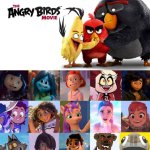 Everyone Loves The Angry Birds Movie (2016) | image tagged in who loves the angry birds movie,deviantart,elio,hoppers,angry birds | made w/ Imgflip meme maker