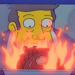 Burned ham skinner
