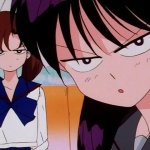 Angry Rei and Makoto meme