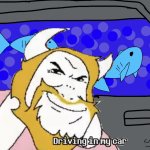 Driving in my car under the water
