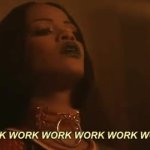 Rihanna work GIF Template