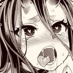Moan anime girl