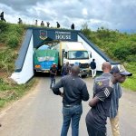 Stuck trucks in an underpass