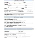 EMPLOYMENT/JOB APPLICATION