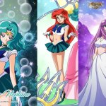Sailor Neptune, Ariel and Athena Belly