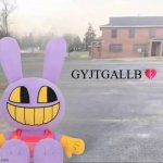 get yo jax toy | gyjtgallb💔 | image tagged in jax,tadc,jax toy,song,lyrics | made w/ Imgflip meme maker
