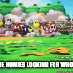 We still haven't found who asked. | Me and the homies looking for who tf asked | image tagged in gifs,smg4,ssenmodnar,random | made w/ Imgflip video-to-gif maker