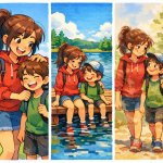 Big sis who’s 13 and a lil brother who is 11 template