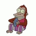 Monkey with cymbals GIF Template