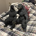 He has me Godzilla edition
