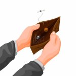 Empty wallet