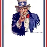 Uncle Sam poster (no text)