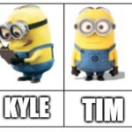 Who's the Imposter? (Wrong Answers only) | m3a1 Stuart
 light tank; dave; mark; kyle; tim; phil | image tagged in minion naming meme | made w/ Imgflip meme maker