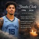 Grizzlies forward Brandon Clarke