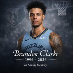 Grizzlies forward Brandon Clarke dies at age 29  Memphis Grizzli