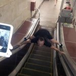 Escalator man template