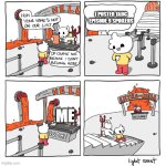Title | I posted tadc episode 9 spoilers; me | image tagged in extra-hell,the amazing digital circus,you have been eternally cursed for reading the tags | made w/ Imgflip meme maker