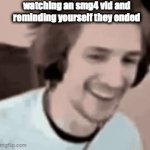 I miss them... | watching an smg4 vid and reminding yourself they ended | image tagged in gifs,laugh,sad | made w/ Imgflip video-to-gif maker
