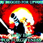 Upvote begger