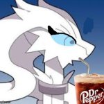 Verita the Reshiram with dr pepper meme