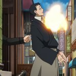 man burning