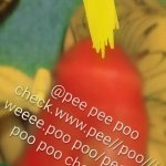 The pee pee poo poo check meme