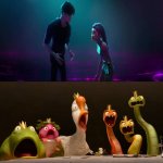 the animal councils reacts to breakup | image tagged in who reacts to breakup,deviantart,kpop demon hunters,hoppers,pixar,sony pictures animation | made w/ Imgflip meme maker