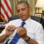 barack obama filing his nails