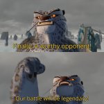 our battle will be legendary template
