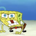 Enraged Spongebob meme