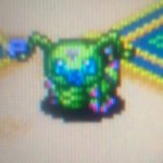 Wormmon stares at you