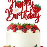 Strawberry happy birthday
