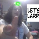 greenbeanz larp meme