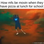 Bird be moving tho | How mfs be movin when they have pizza at lunch for school: | image tagged in gifs,bird,stop reading the tags,funny,relatable,memes | made w/ Imgflip video-to-gif maker