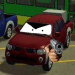 Mitsubishi l200 with gun Meme Template