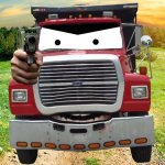 ford dump truck with gun