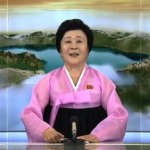 North Korean anchorwoman