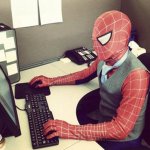 Spider man office