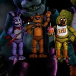 Fnaf plus Bonnie | I dont get the appeal for fnaf plus; The og designs were a perfect mix of huggable animatronic(I mean the promotion animatronics for the fnaf movie say it all)and your worst nightmare-these are just spooky which ironically take it away | image tagged in fnaf plus,fnaf 1,freddy,bonnie,chica | made w/ Imgflip meme maker