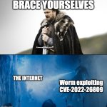 brace ourselves - a new cve