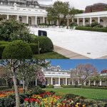 Rose Garden Before and After Trump