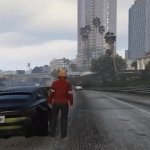 vanishing car GIF Template
