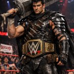 Guts from Berserk as a professional wrestler in WWE