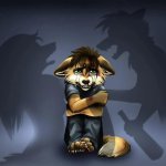 Furry couple arguing