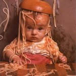 spaghetti at wall baby