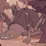 Pissed spider frog