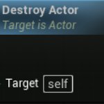 destroy actornode
