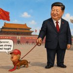 Our Strong Republican Leader - No Bombs for China? template