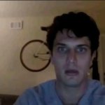 man having flashback
