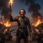 Cortez burning his ships